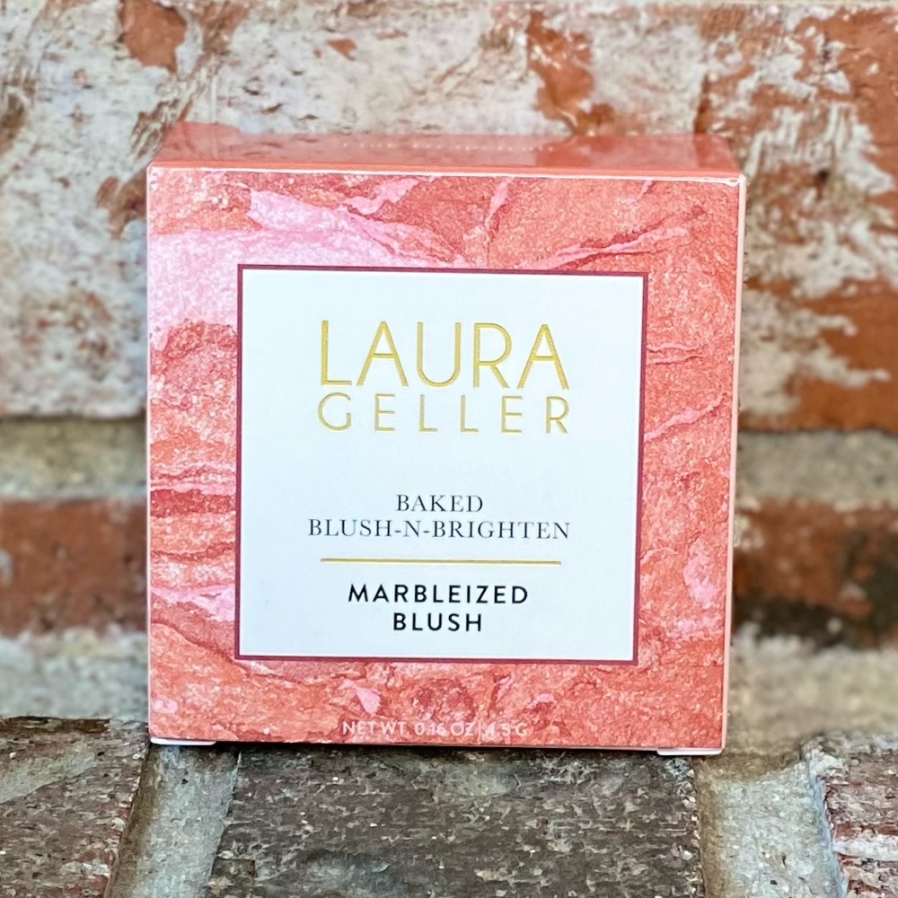 Laura Geller Marbleized Blush in Pink Grapefruit - Picture 2 of 3